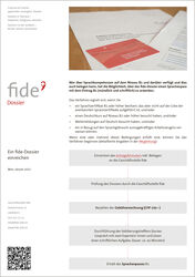 Infoblatt fide-Dossier